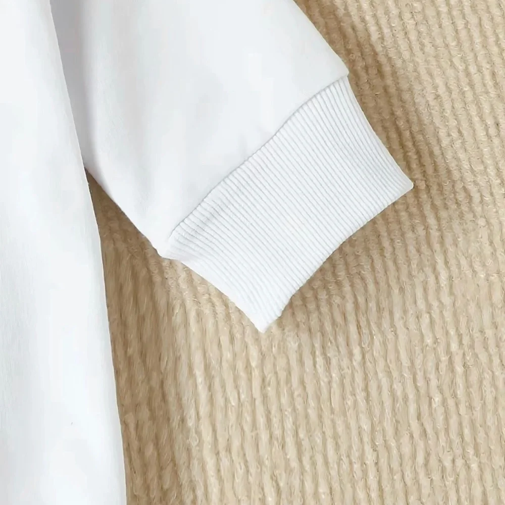 Boys white mommy is my Valentine Sweatshirt - Picture 6 of 7